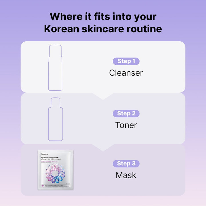 Hydro Firming Korean Face Mask with Hydrolyzed Collagen - GLAM MODA