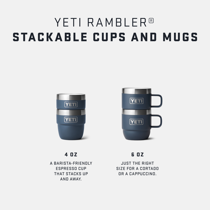 White - Stackable Mugs With Durasip™ Ceramic Lining - GLAM MODA