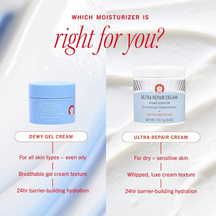 Hydrating Dewy Gel Cream Moisturizer with Hyaluronic Acid + Ceramides - GLAM MODA