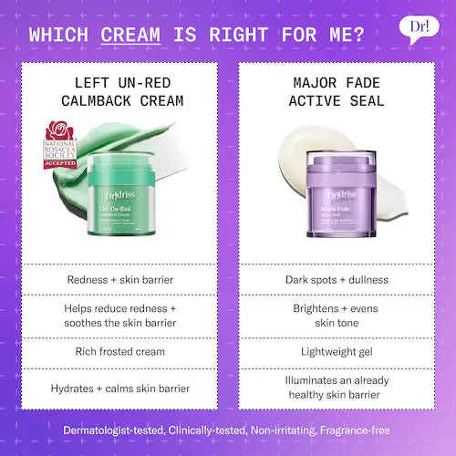 Left Un-Red CalmBack Rich Face Moisturizer for Redness and Skin Barrier Health - GLAM MODA