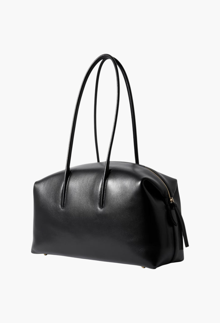 The Stockholm Leather-Trimmed Canvas Tote Bag - GLAM MODA
