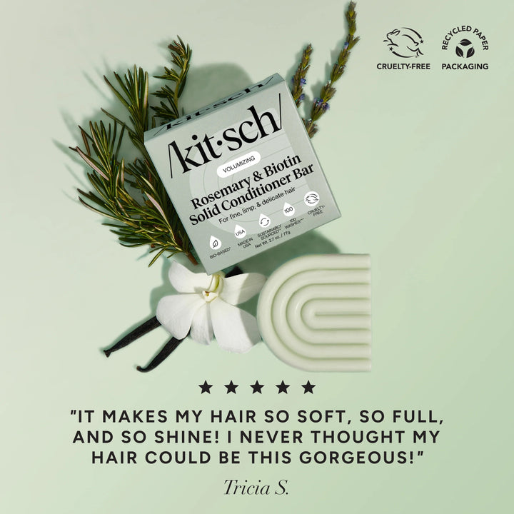Rosemary & Biotin Volumizing Shampoo & Conditioner Bar Combo - GLAM MODA