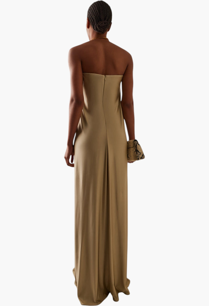 Olivienne Strapless Jersey Maxi Dress - GLAM MODA