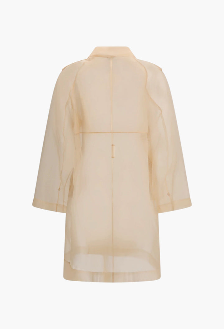 Silk Trench Coat - GLAM MODA