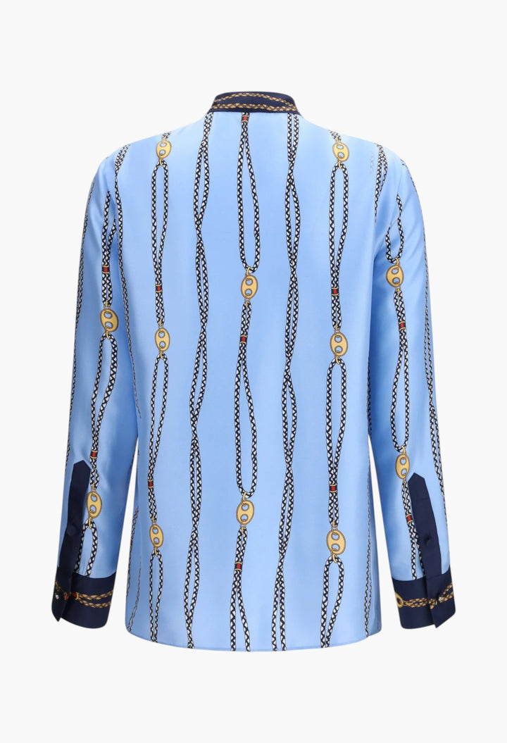 Silk Printed Shirt - GLAM MODA