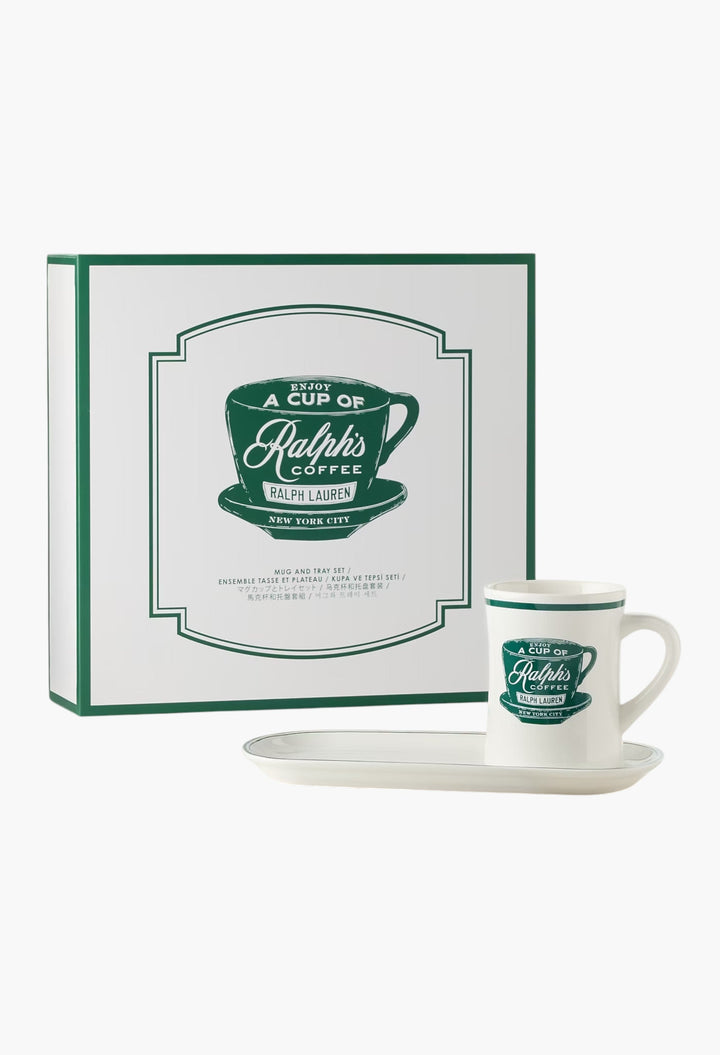 Ralph’s Coffee Mug & Tray Set - GLAM MODA