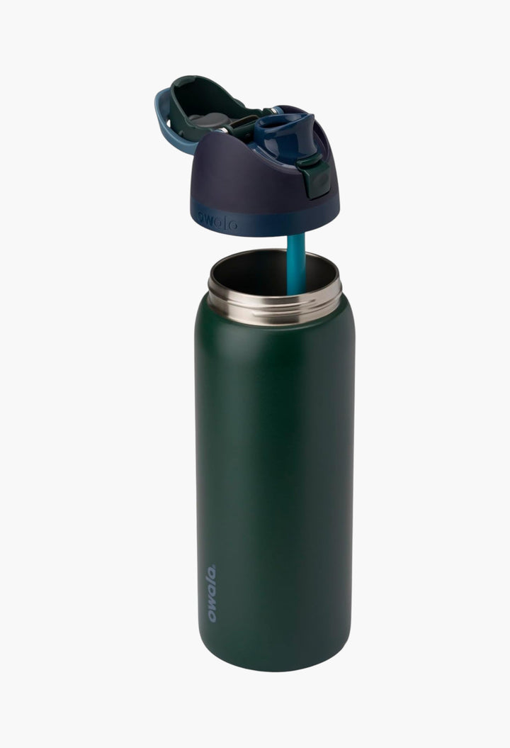 Owala FreeSip Insulated Stainless Steel Water Bottle with Straw for Sports and Travel, BPA-Free Sports Water Bottle, 32 oz - GLAM MODA