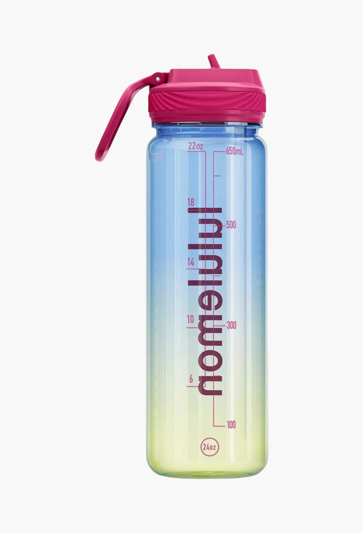 Back to Life Clear Bottle 24oz Straw Lid