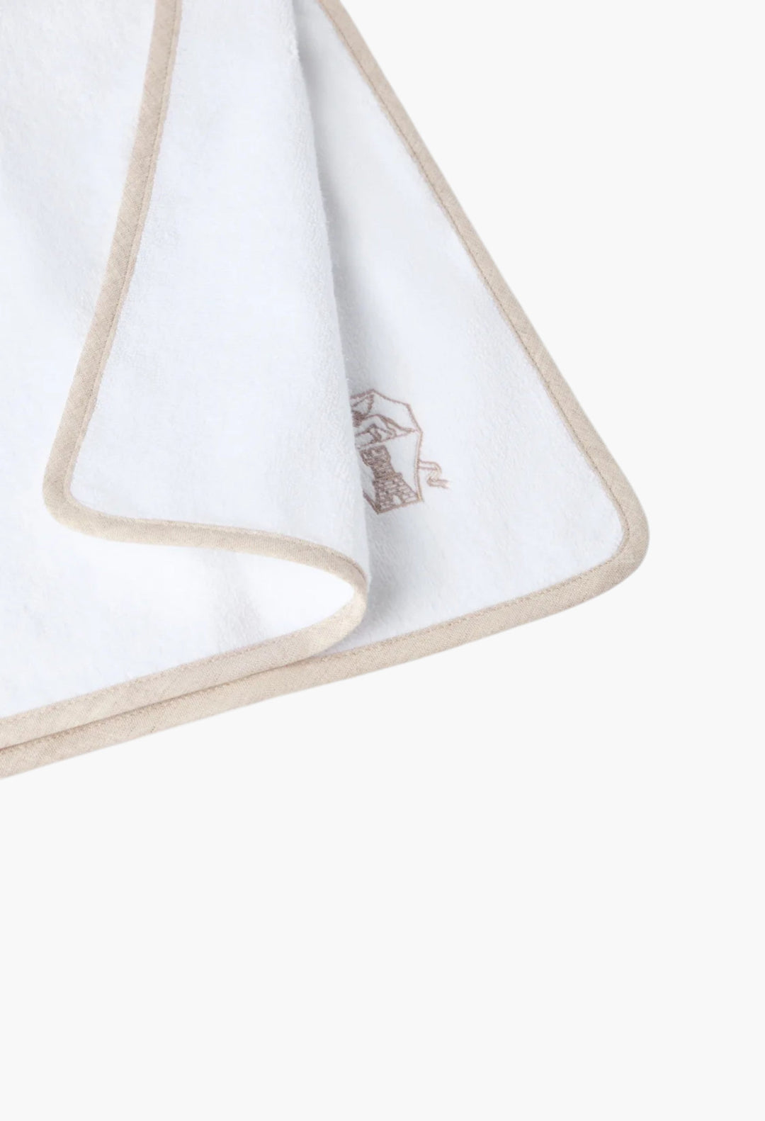 2-Piece Cotton Terrycloth Hand Towel Set With Embroidery - GLAM MODA