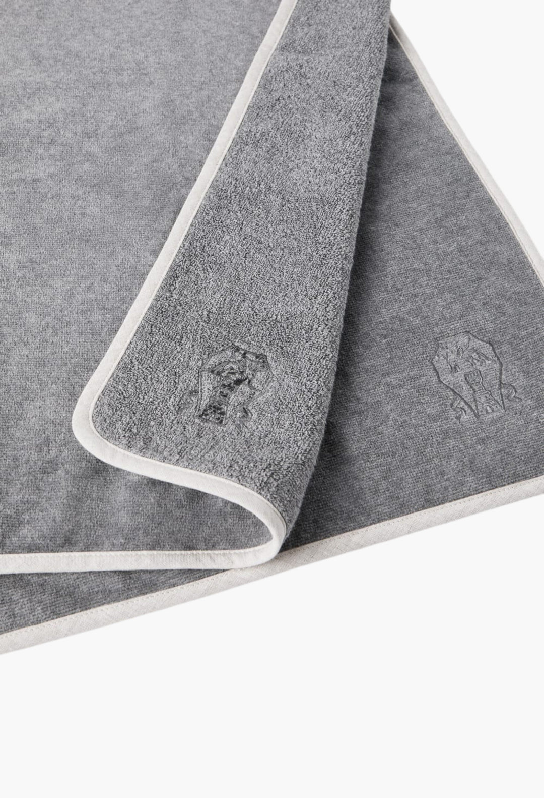2-Piece Cotton Terrycloth Towel Set With Embroidery - GLAM MODA