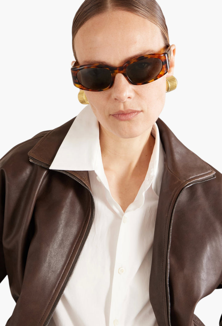 Journey Round-Frame Acetate Sunglasses - GLAM MODA