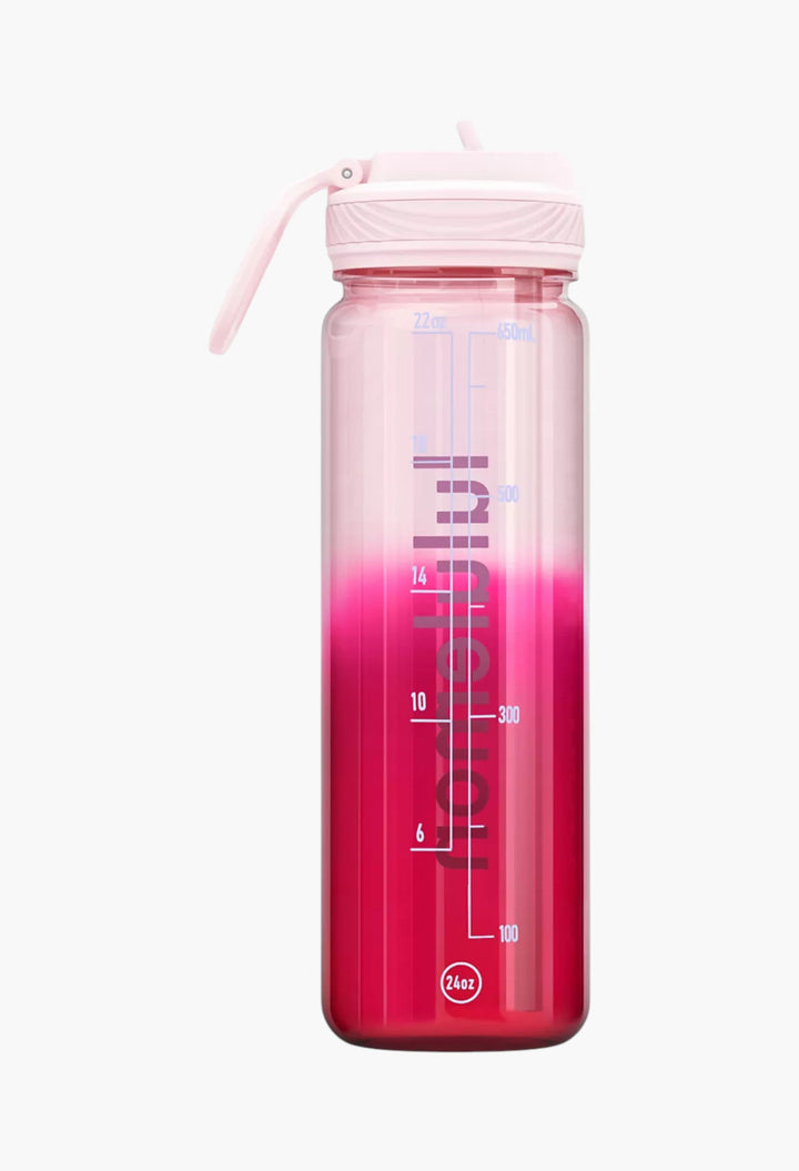Back to Life Clear Bottle 24oz Straw Lid