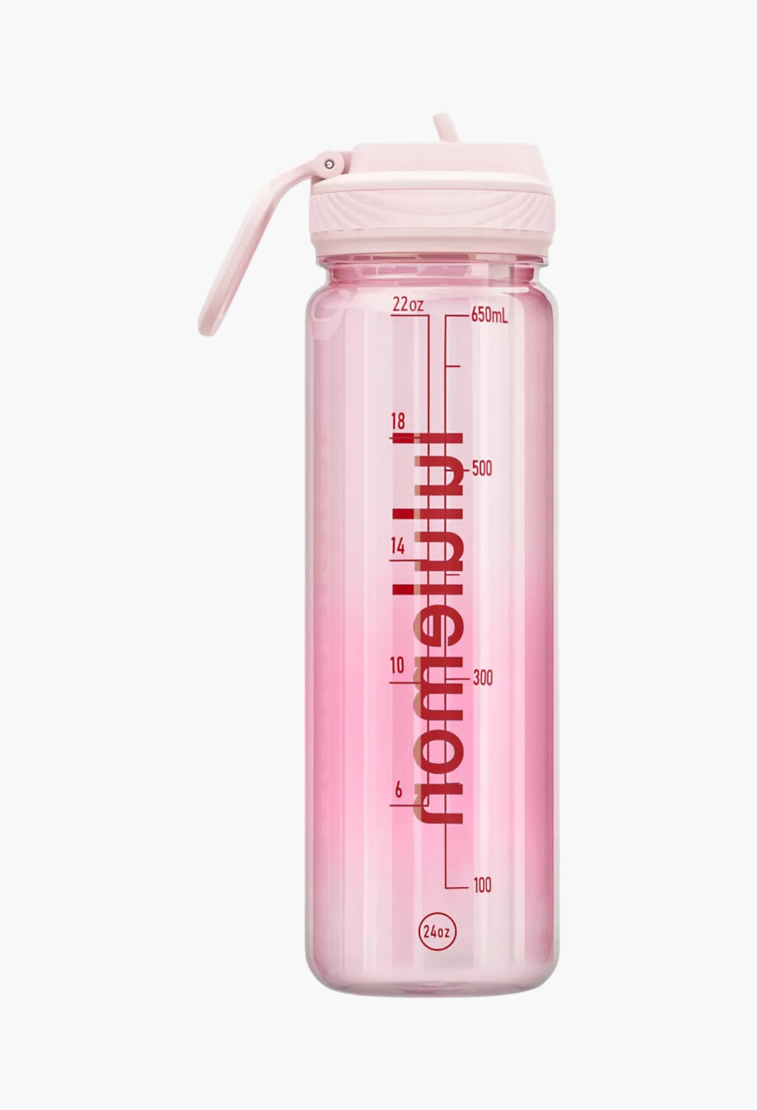 Back to Life Clear Bottle 24oz Straw Lid