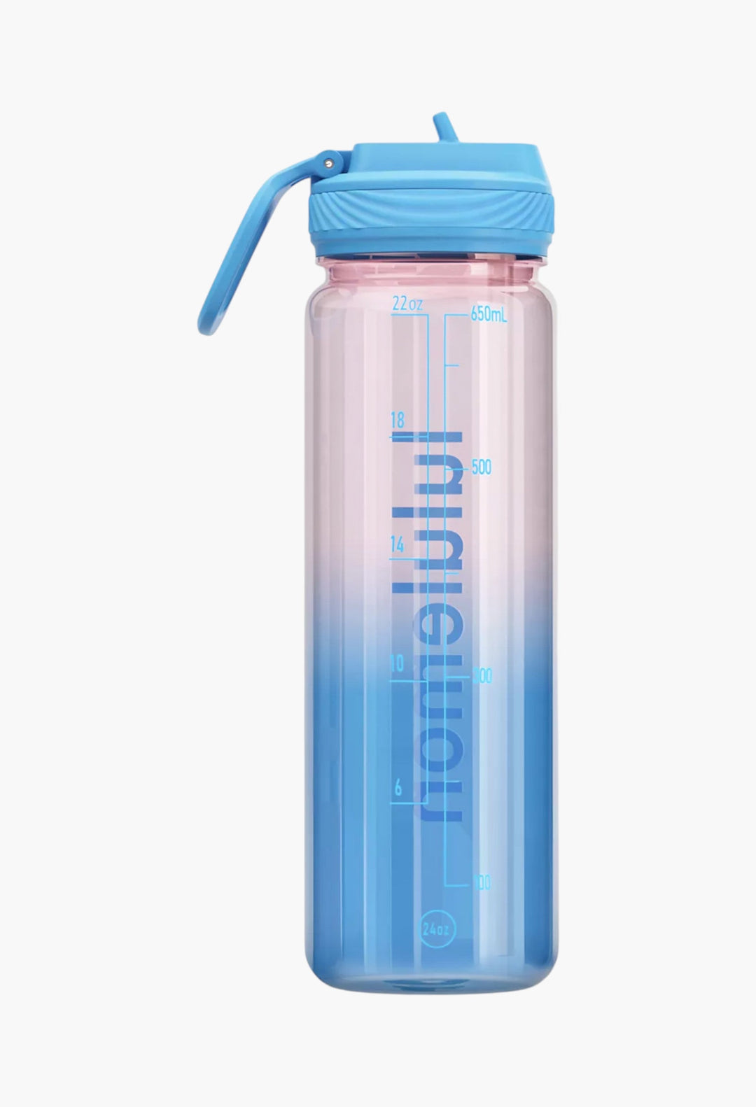 Back to Life Clear Bottle 24oz Straw Lid