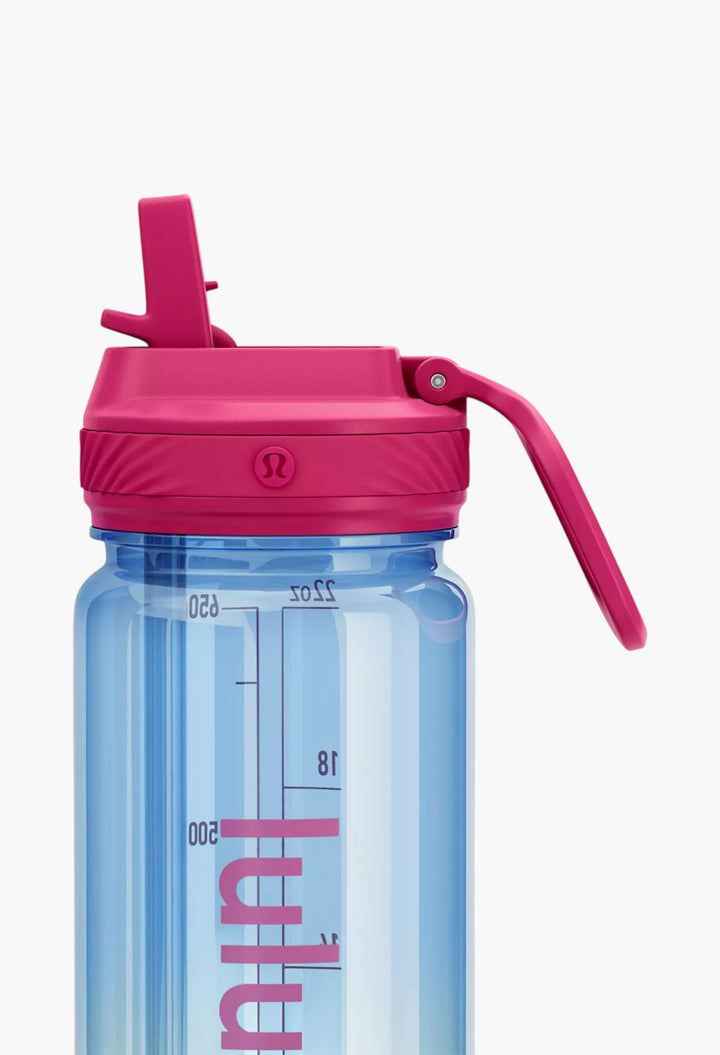 Back to Life Clear Bottle 24oz Straw Lid