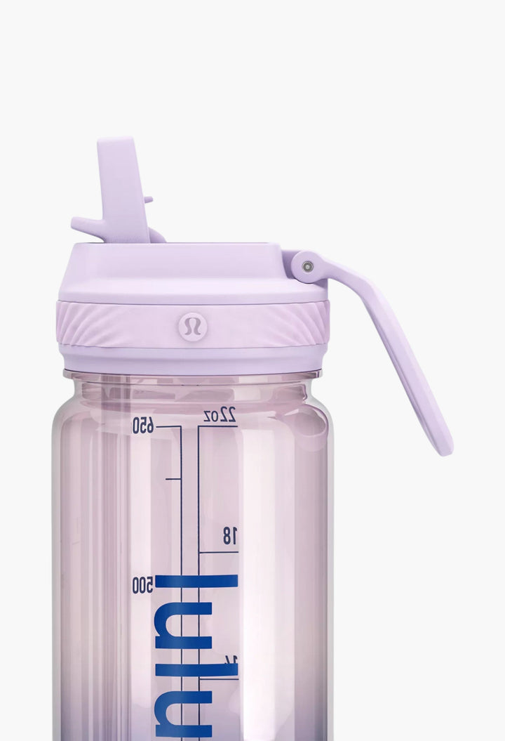 Back to Life Clear Bottle 24oz Straw Lid