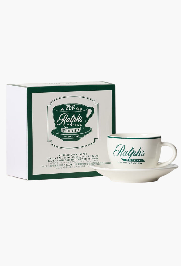 Ralph’s Coffee Espresso Cup & Saucer - GLAM MODA