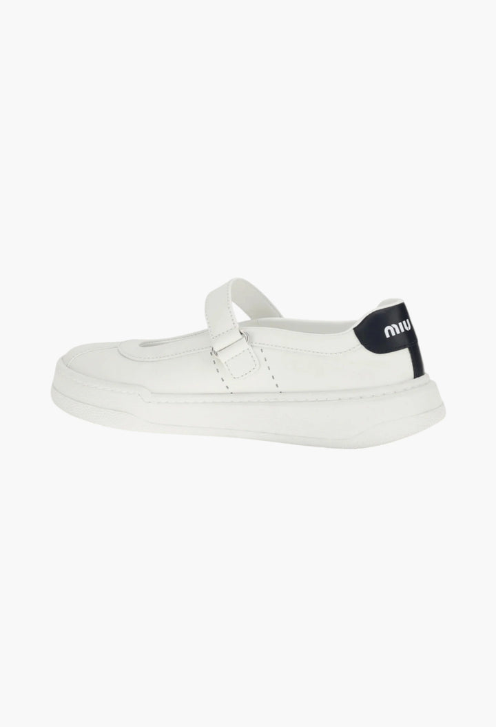 Leather Ballerinas Sneakers - GLAM MODA