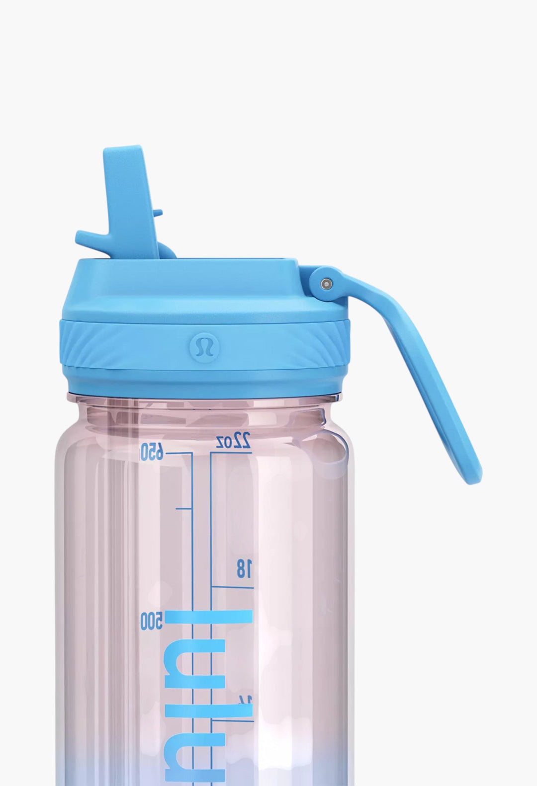 Back to Life Clear Bottle 24oz Straw Lid