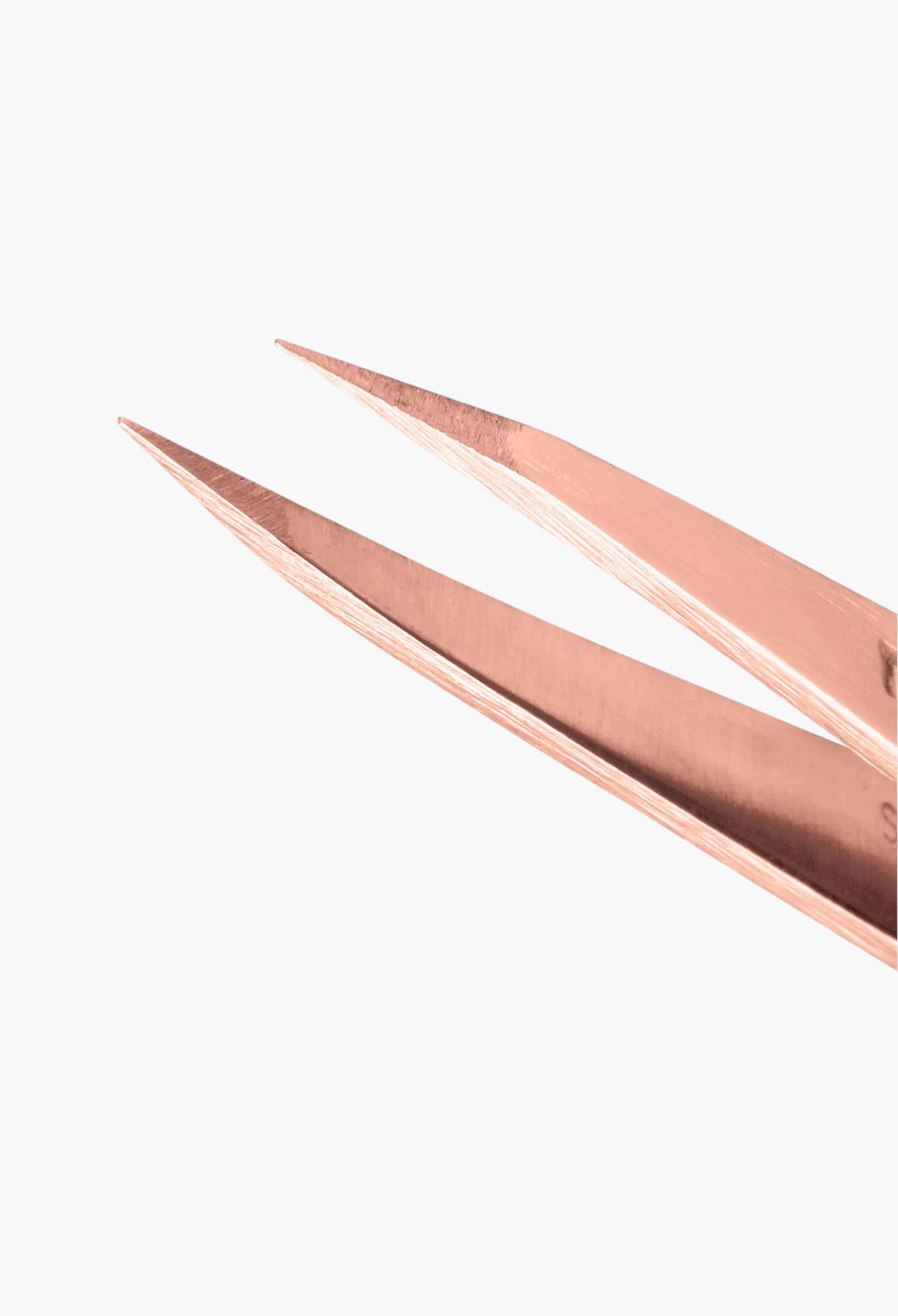 Rose Gold Point Tweezer - GLAM MODA