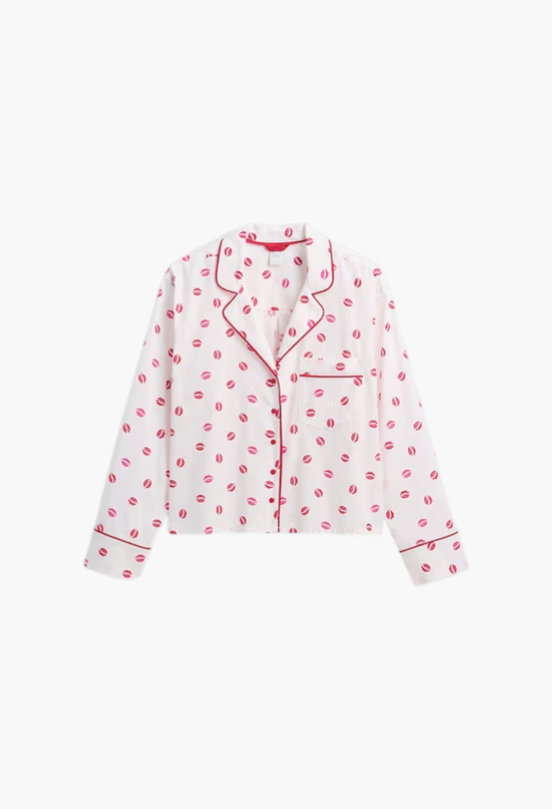 Relaxed Poplin Kiss PJ Shirt - GLAM MODA