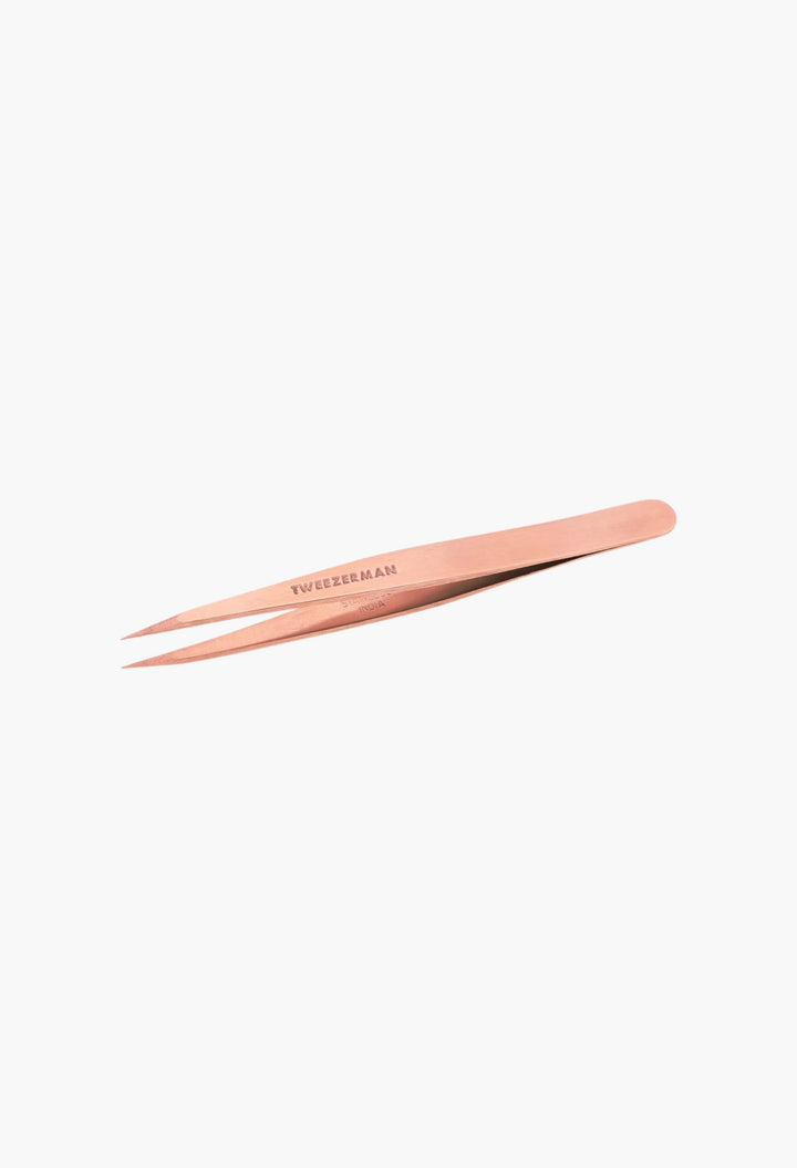Rose Gold Point Tweezer - GLAM MODA