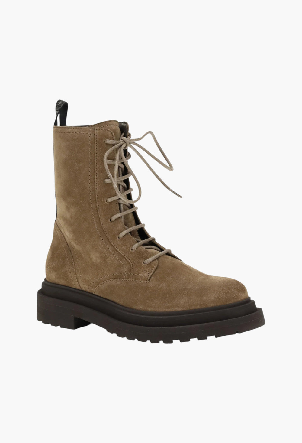 Suede lace-up Ankle Boots - GLAM MODA