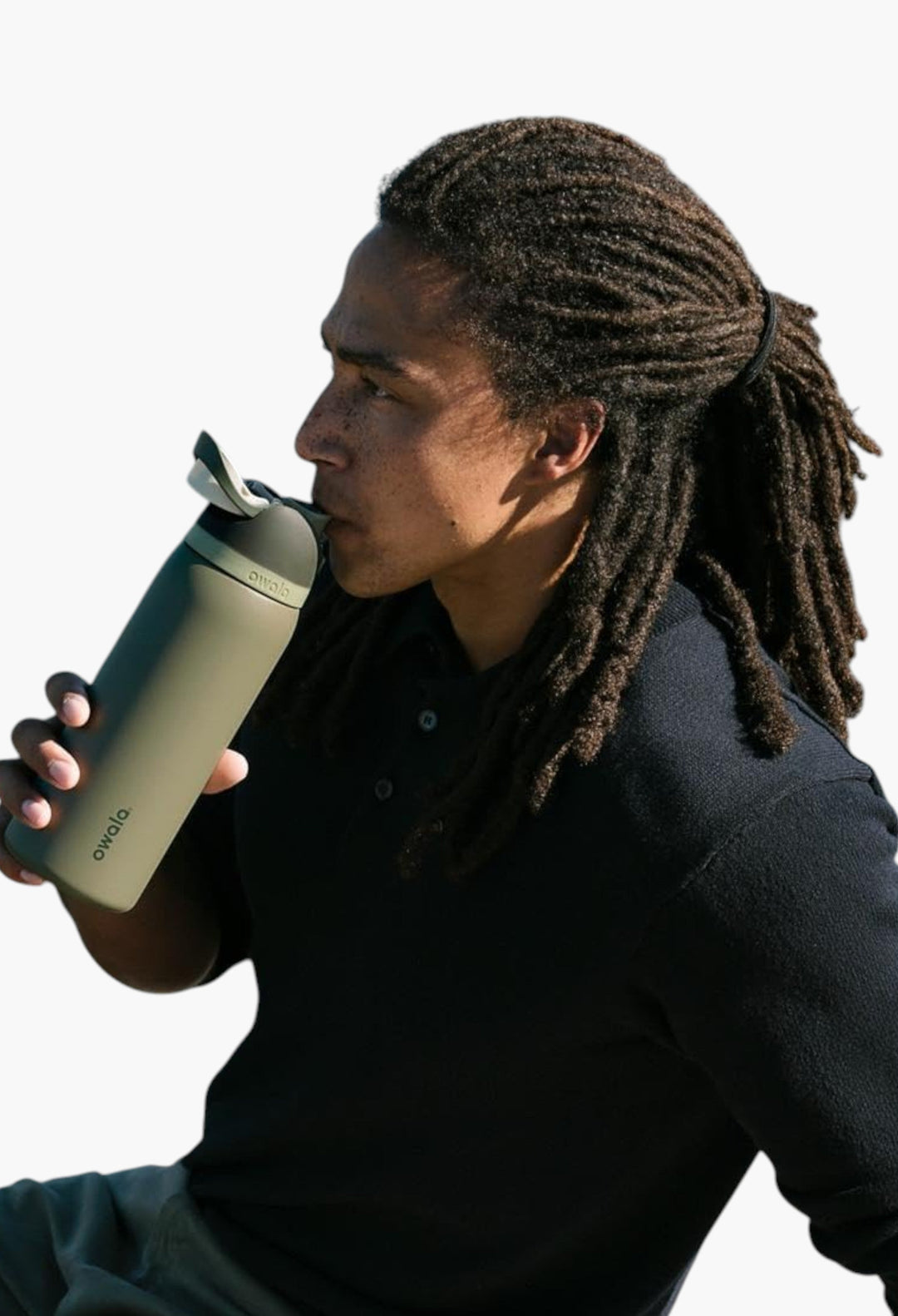 Owala FreeSip Insulated Stainless Steel Water Bottle with Straw for Sports and Travel, BPA-Free Sports Water Bottle, 32 oz - GLAM MODA