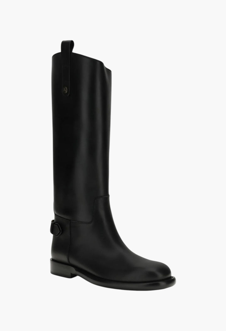 Leather high Boots - GLAM MODA