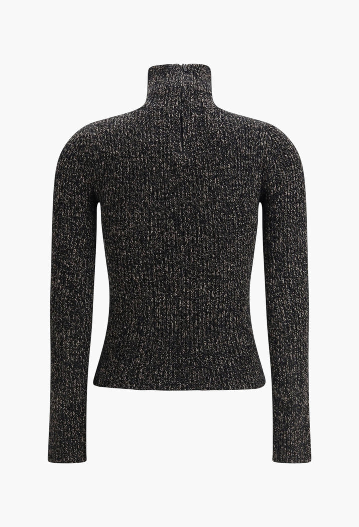 Ribbed Long-Sleeve T-shirt - GLAM MODA