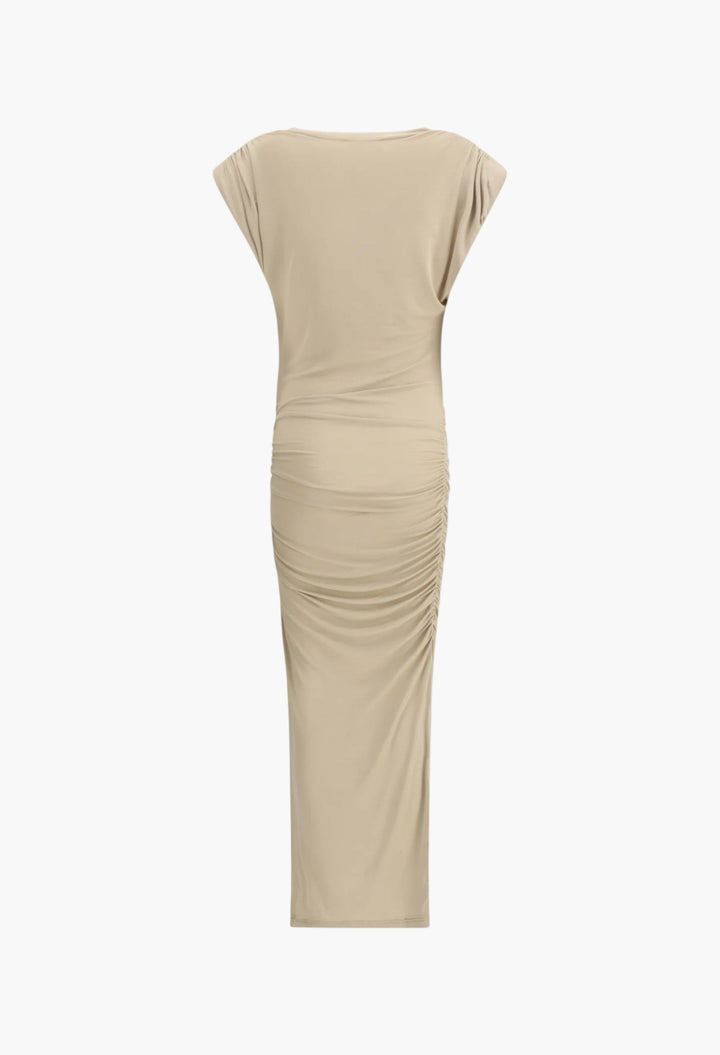 Draped midi Dress - GLAM MODA