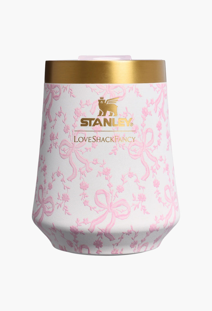 Stanley 1913 x LoveShackFancy Holiday The Reserve Wine Tumbler Set | 11 OZ (2-pack) - GLAM MODA