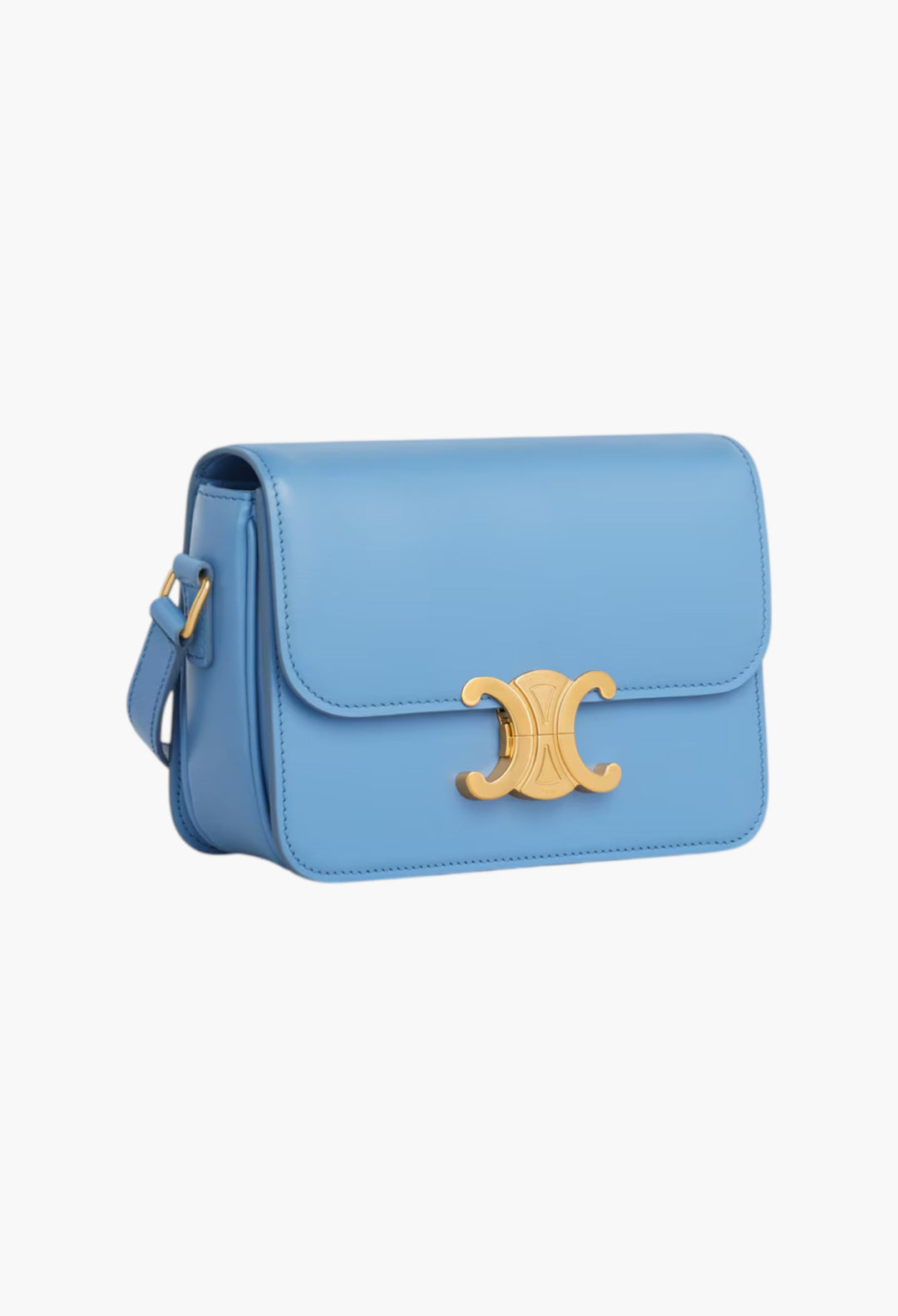 Teen Triomphe Bag In Shiny Calfskin - GLAM MODA