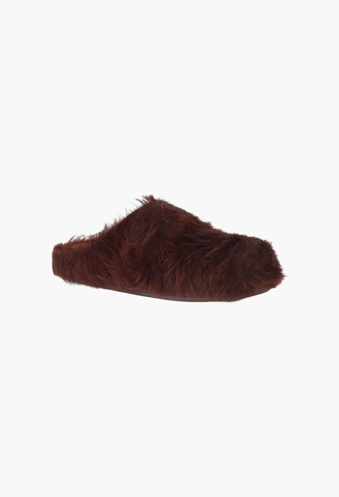 Long-haired calfskin Fussbett Mules - GLAM MODA
