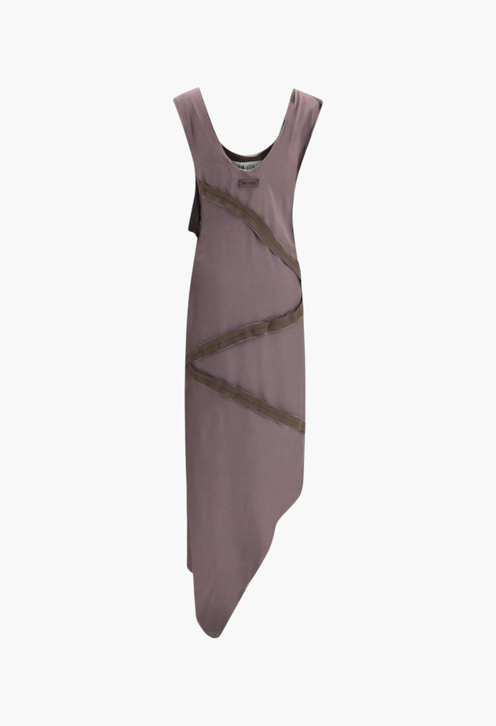 Asymmetrical Midi Dress - GLAM MODA
