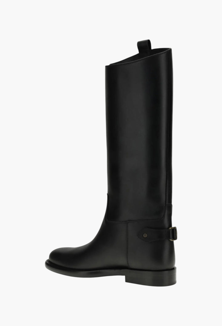 Leather high Boots - GLAM MODA