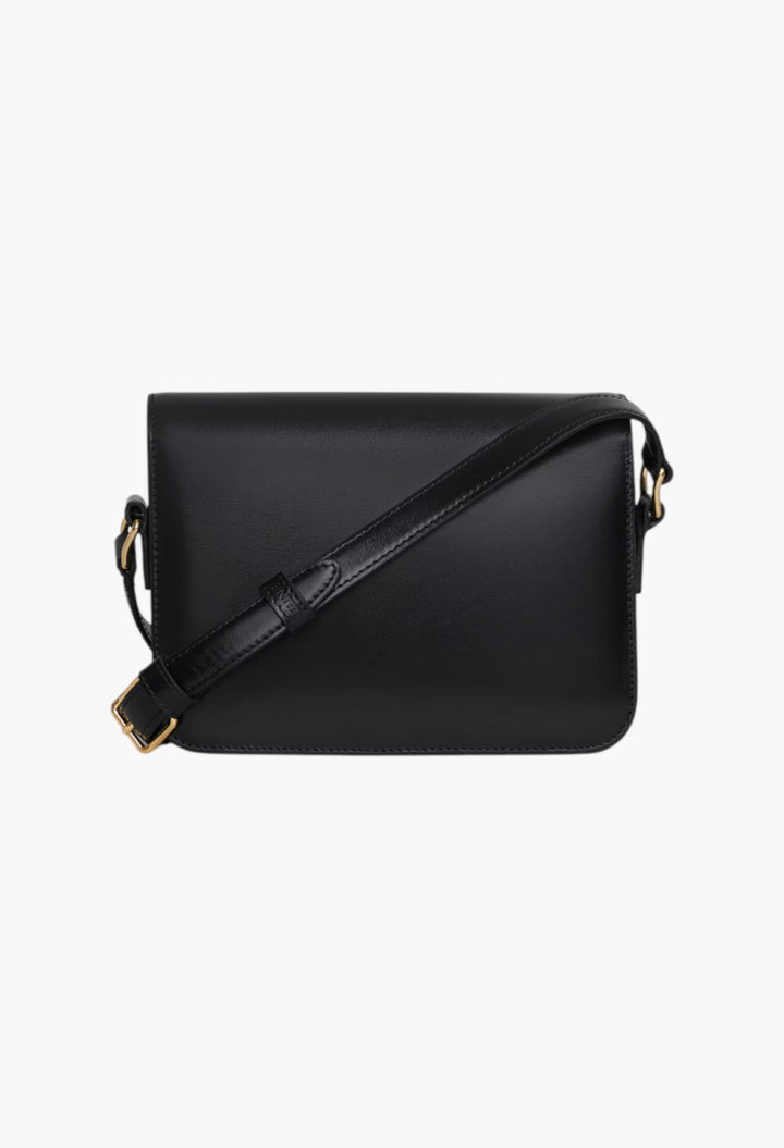 Teen Triomphe Bag In Shiny Calfskin - GLAM MODA