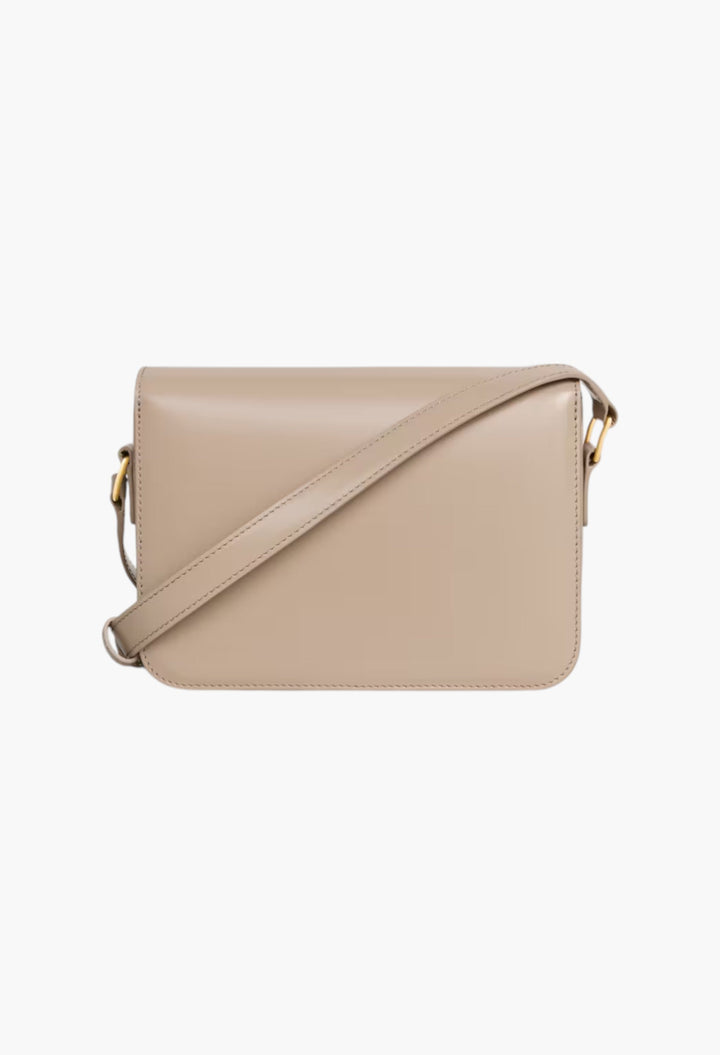 Teen Triomphe Bag In Shiny Calfskin - GLAM MODA