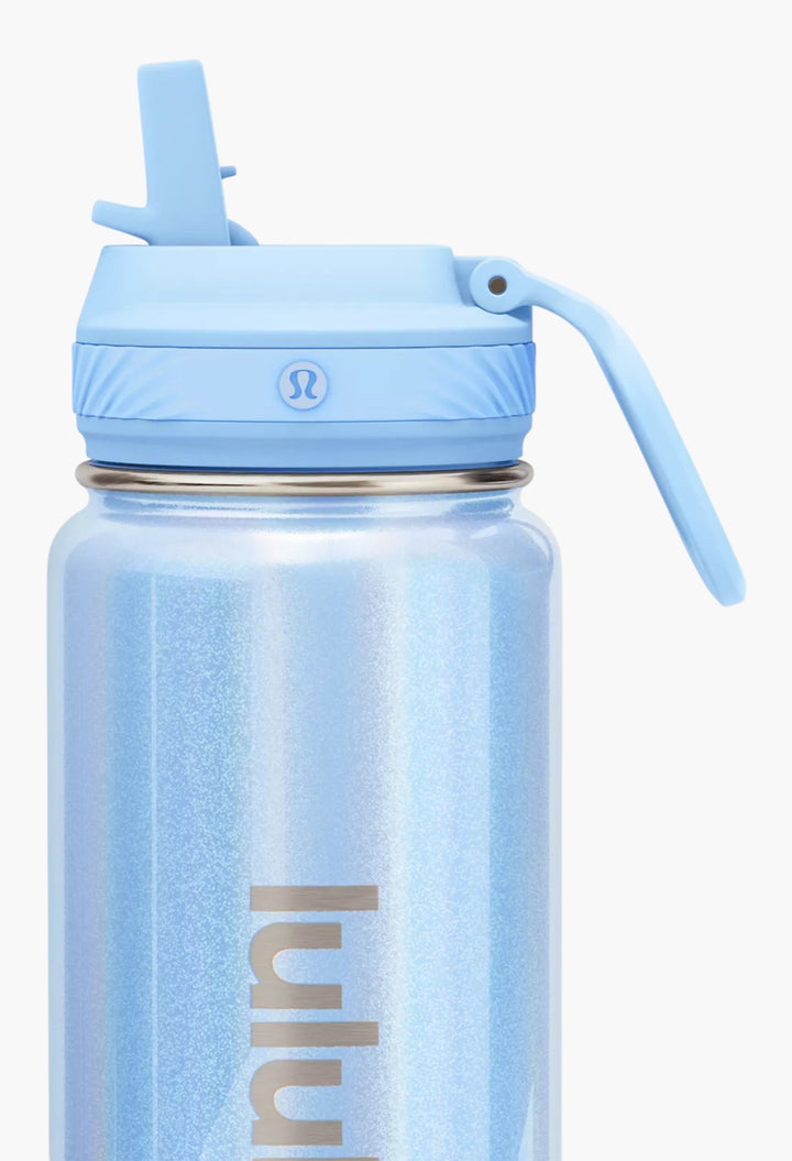 Back To Life Sport Bottle 24oz Straw Lid Iridescent - GLAM MODA