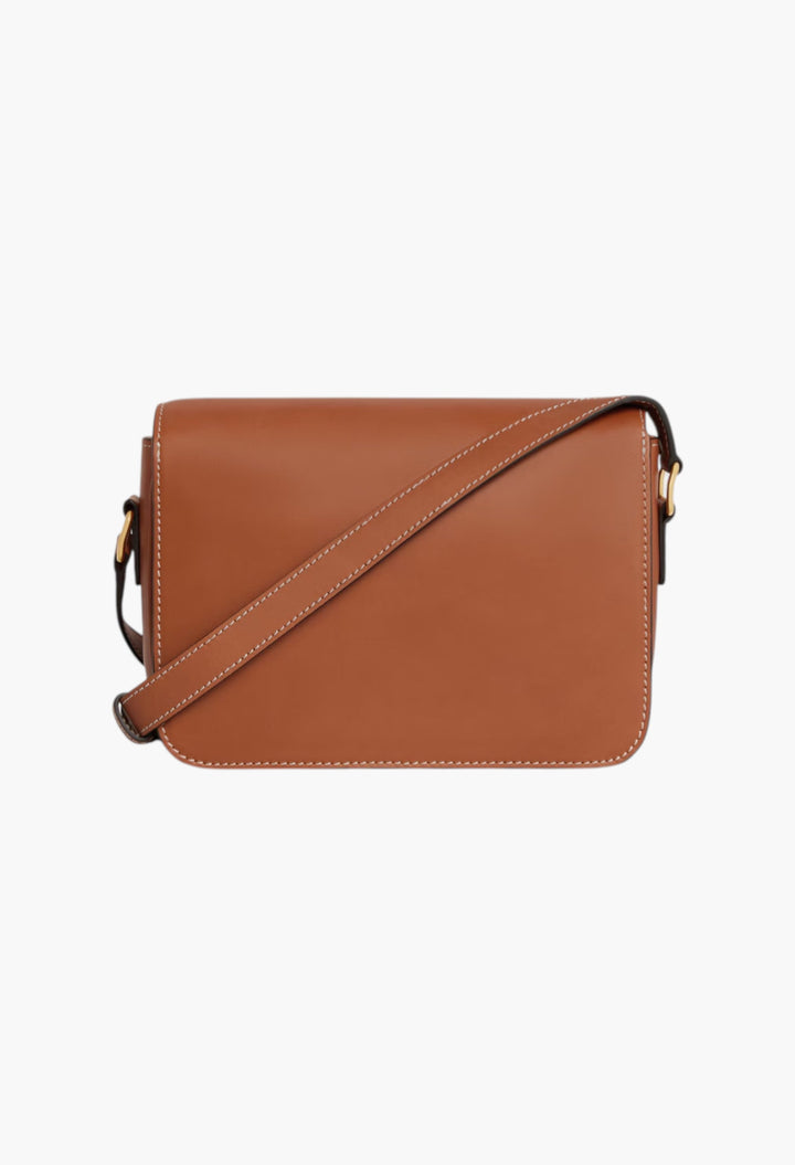 Teen Triomphe Bag In Shiny Calfskin - GLAM MODA