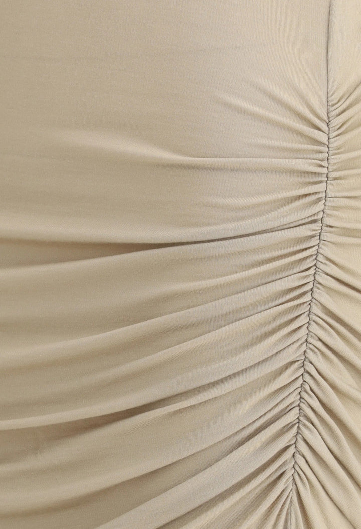 Draped midi Dress - GLAM MODA