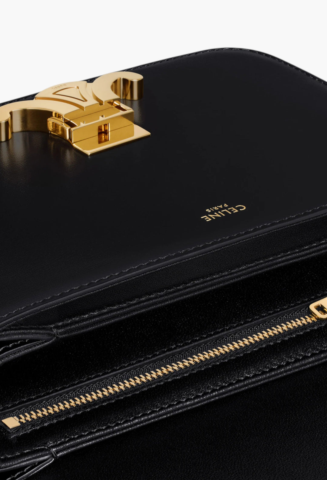 Teen Triomphe Bag In Shiny Calfskin - GLAM MODA