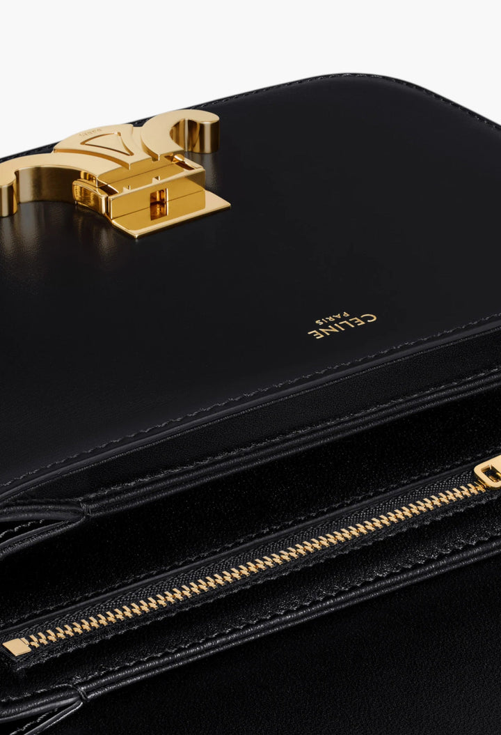 Teen Triomphe Bag In Shiny Calfskin - GLAM MODA