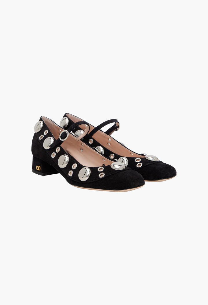 Black Nellcôte Mary-Jane Heels - GLAM MODA