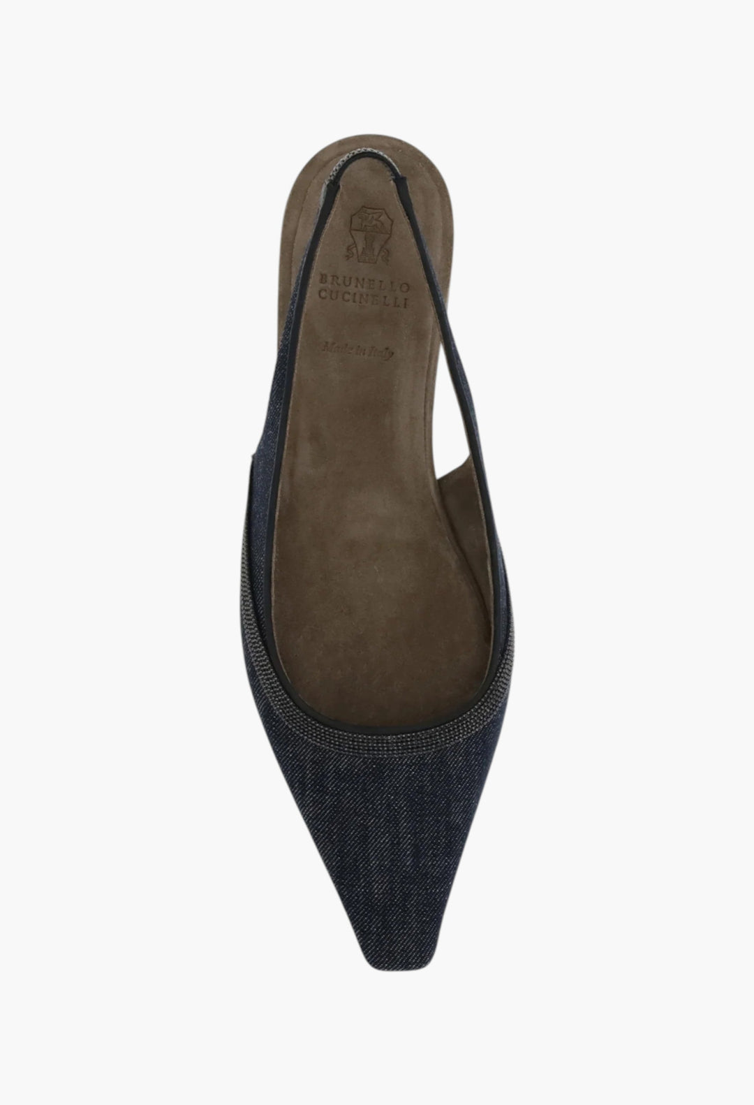Denim Slingback Ballerinas - GLAM MODA