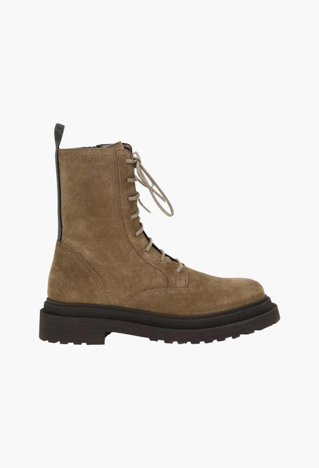 Suede lace-up Ankle Boots - GLAM MODA