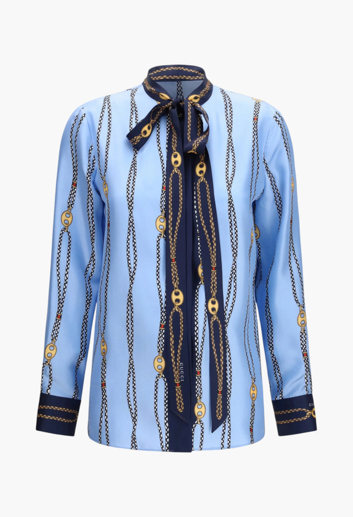 Silk Printed Shirt - GLAM MODA