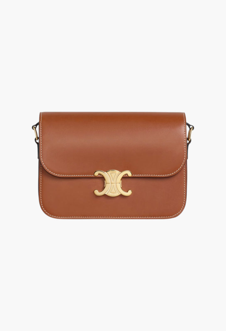 Classique Triomphe Bag In Shiny Calfskin - GLAM MODA
