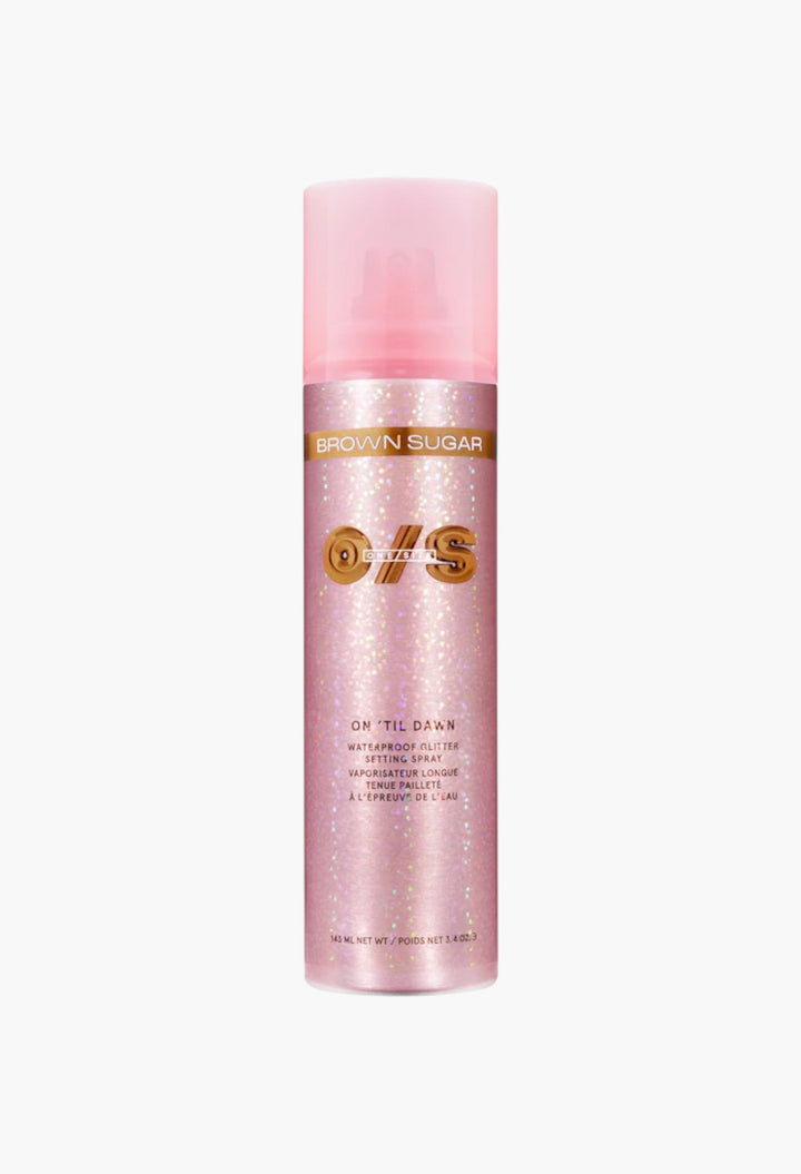 On 'Til Dawn Waterproof Glitter Setting Spray - Brown Sugar - GLAM MODA