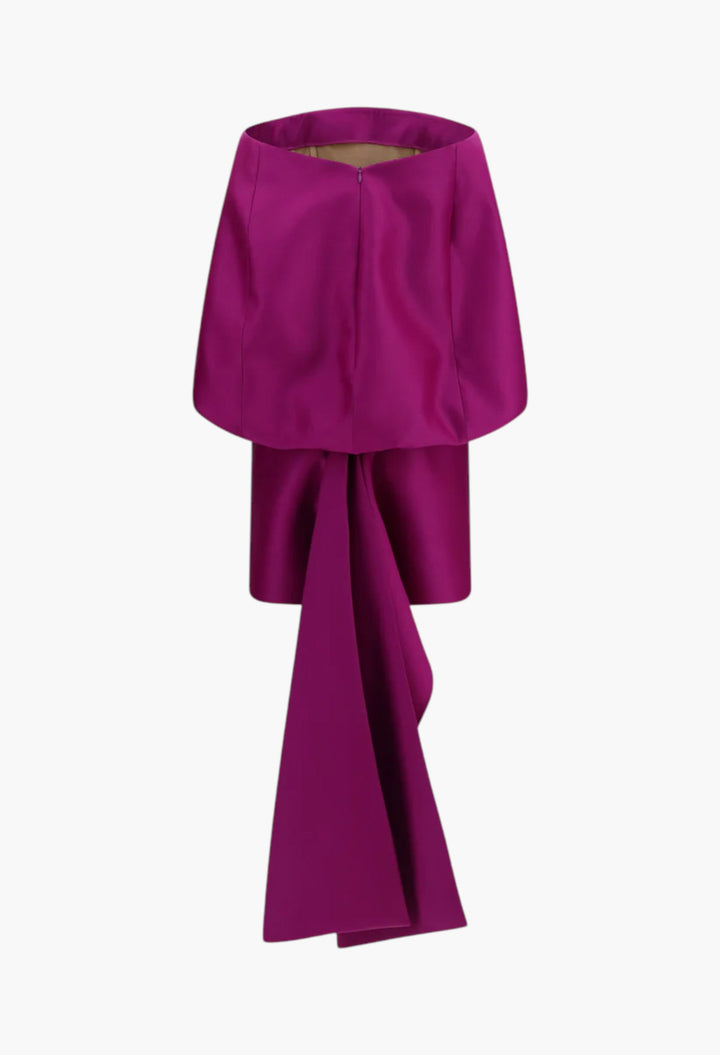 Off - Shoulder Mini Dress - GLAM MODA